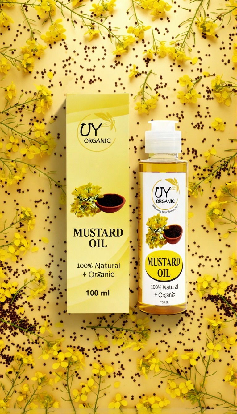 UY Organic Mustard Oil - Image 3