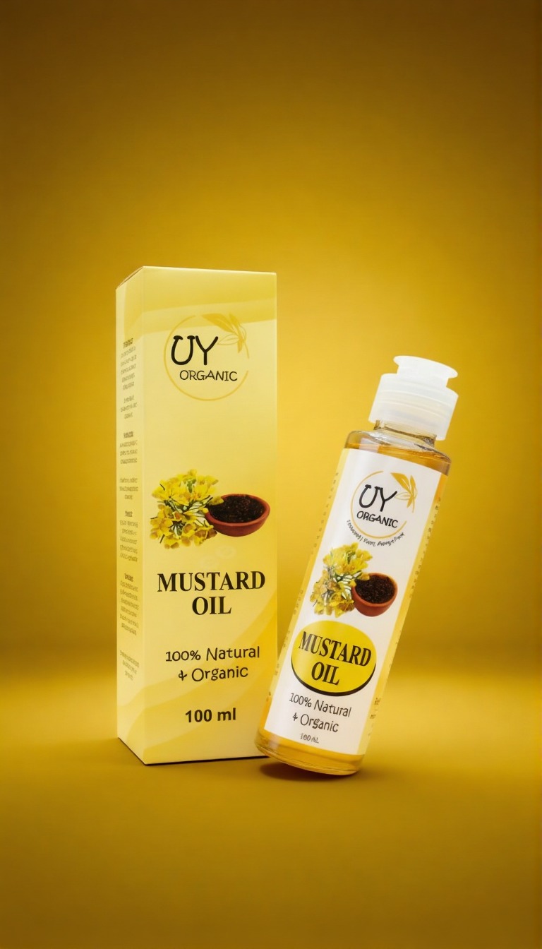 UY Organic Mustard Oil - Image 2